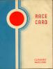 Race Card, front cover