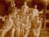 Holt in hospital, front row, second from right, nd.