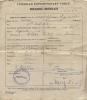 Monks discharge certificate front