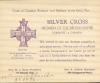 Thomas Scandiffio, Silver Cross Card, nd.