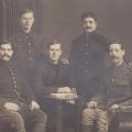 Pte. Ralph Gale at P.O.W. Camp Friedrichsfeld, Munster, Germany, 1916-1917, WWI, photo # 1, front view