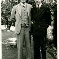 Hampton Gray standing beside his father John Balfour Gray Sr., date unknown.