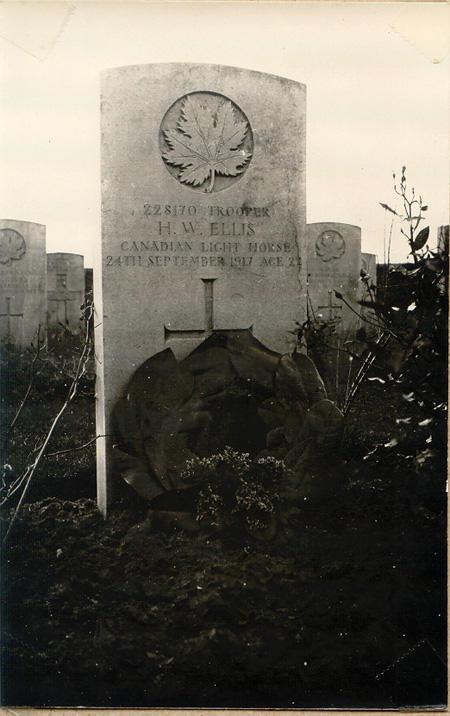 Ellis, Hadden W., Headstone.