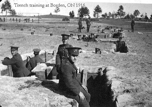 Trench Training at Camp Borden