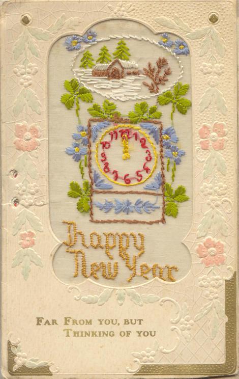 November 27, 1916, Holiday Card, front.