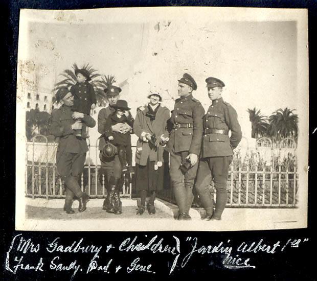 Mrs. Gadbury &amp; Children: Frank, Sandy, [?], and Gene. nd.26