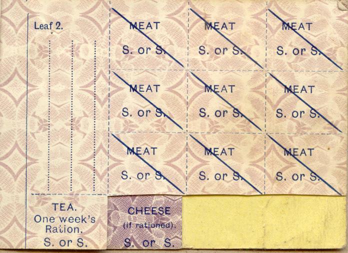 Ration Book
November 11-25, 1918
Page 2