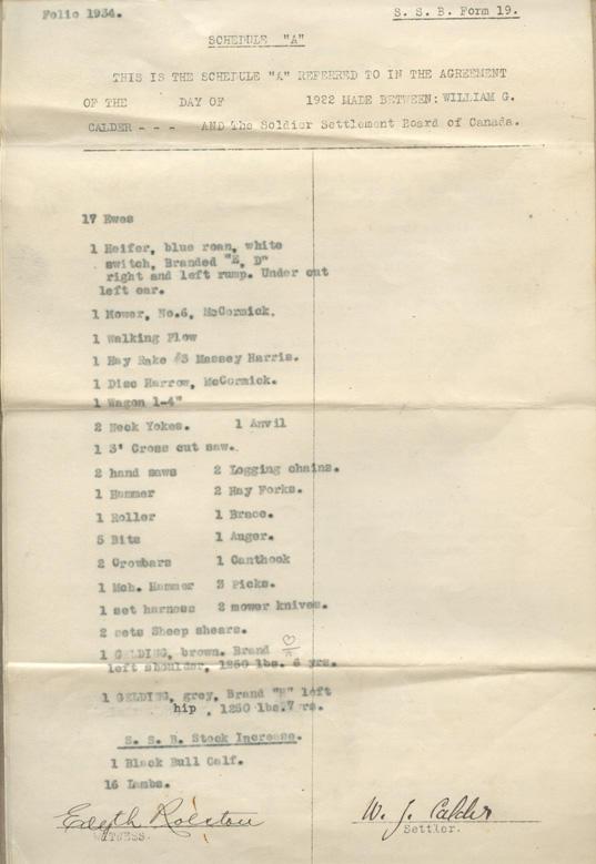 #3 Soliders Settlement Board
July 5, 1922