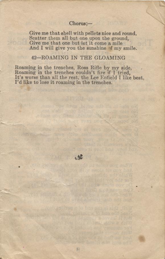 William Daniel Boon. Canadian Soldiers Songbook. Page 23.