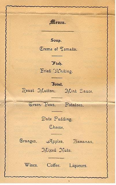 Menu &amp; Programme
#2 Company's
"Jovial Jolts"
April 19, 1918
Page 3