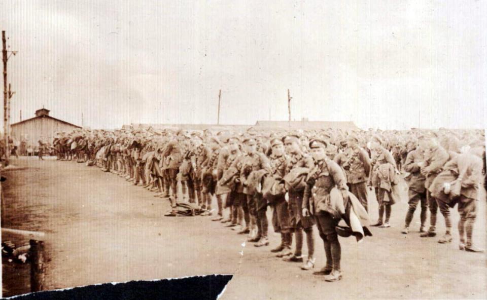 13th Brigade leaving Le Havre.