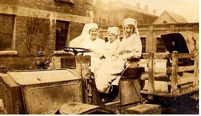 Red Triangle Hut 
Halifax Nova Scotia
Florence, Jean &amp; Lillian Gass
Front