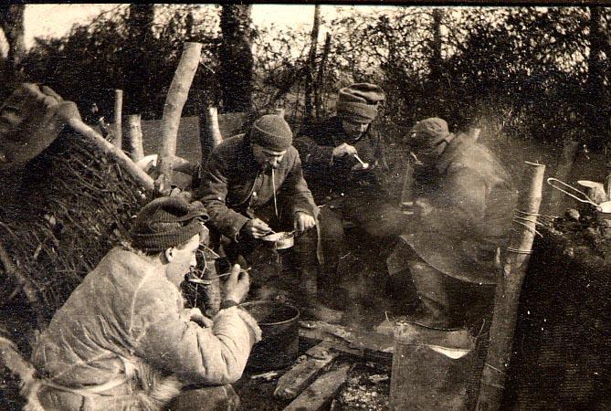 Photo #107
Group of Soldiers 
Around a Campfire