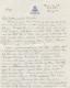 Page 1 of WWII letter of 1941-07-11 from Lt. Robert Hampton Gray, VC, DSC 